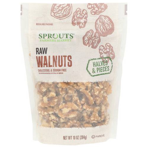Sprouts Raw Walnuts Halves & Pieces