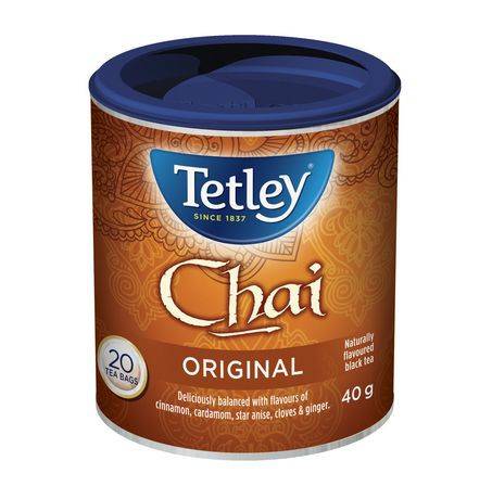 Tetley Chai Tea Bags (40 g)