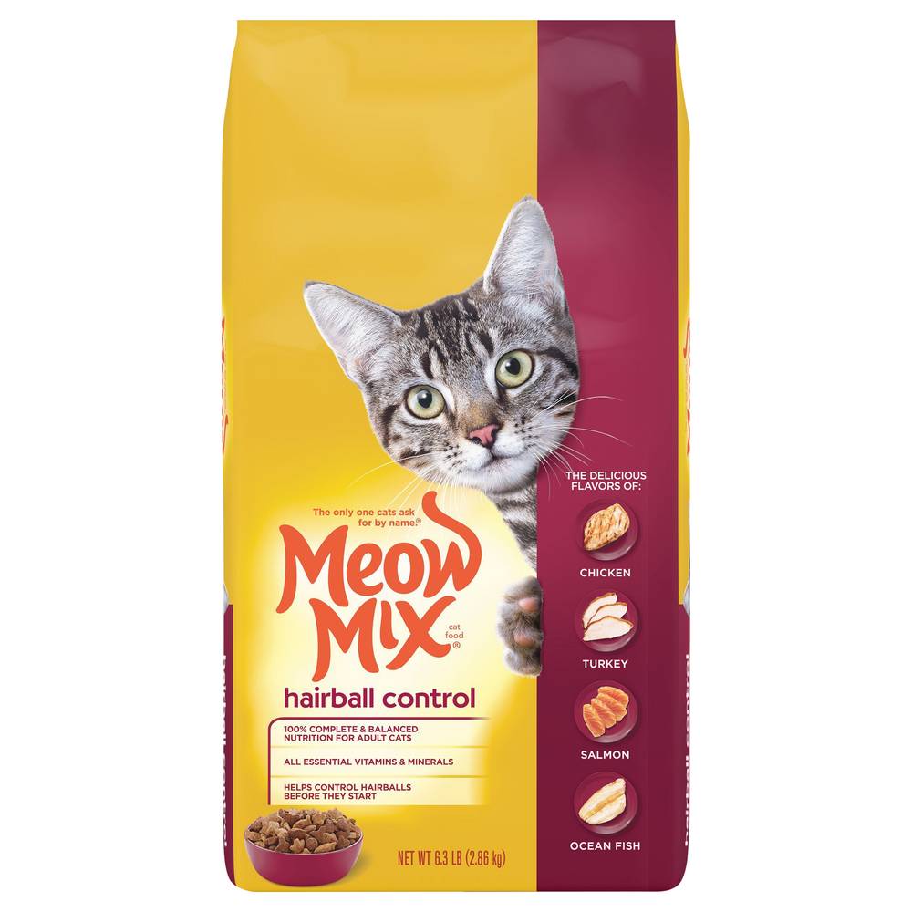 Meow Mix Hairball Control Cat Food (6.3 lbs)