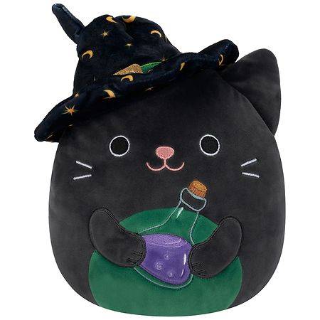 Squishmallows Cleo the Cat Witch (black)