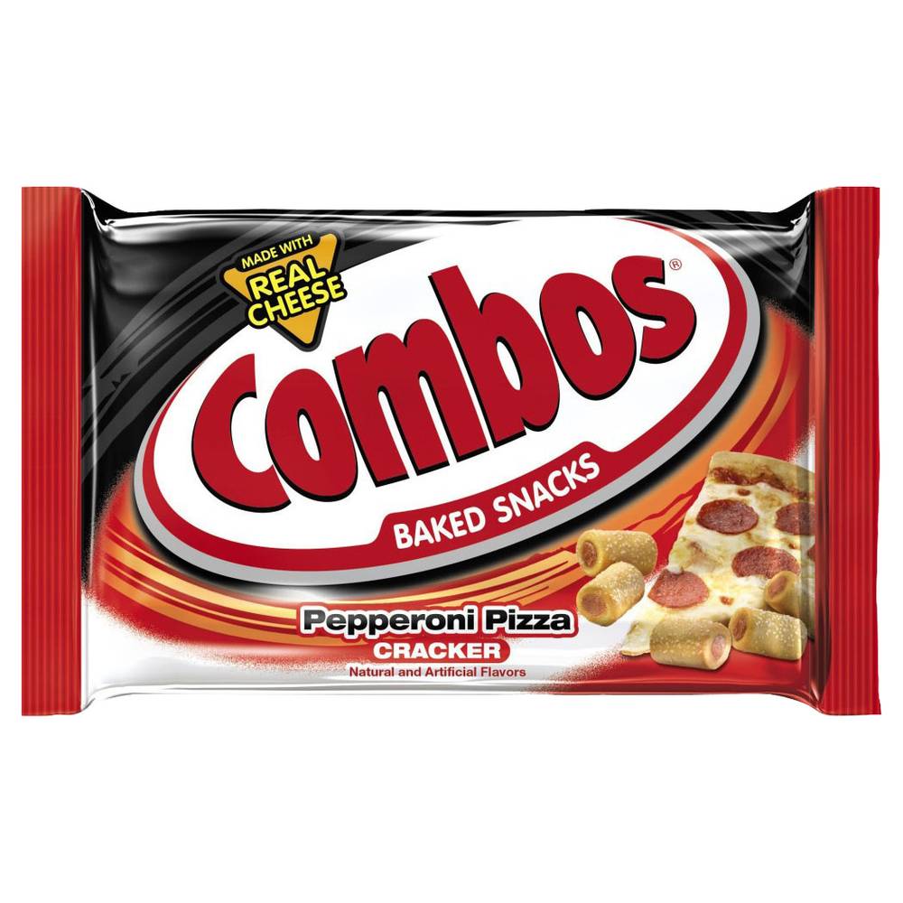 Combos Pepperoni Pizza Cracker Baked Snacks