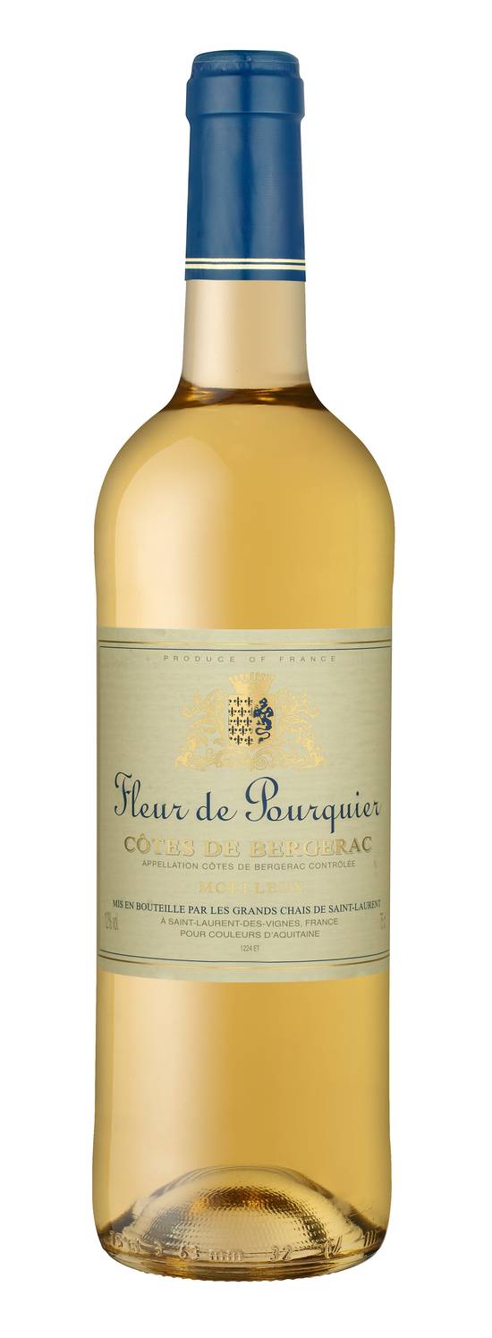 Fleur de Pourquier - Vin de côtés de bergerac moelleux domestique (750 ml)