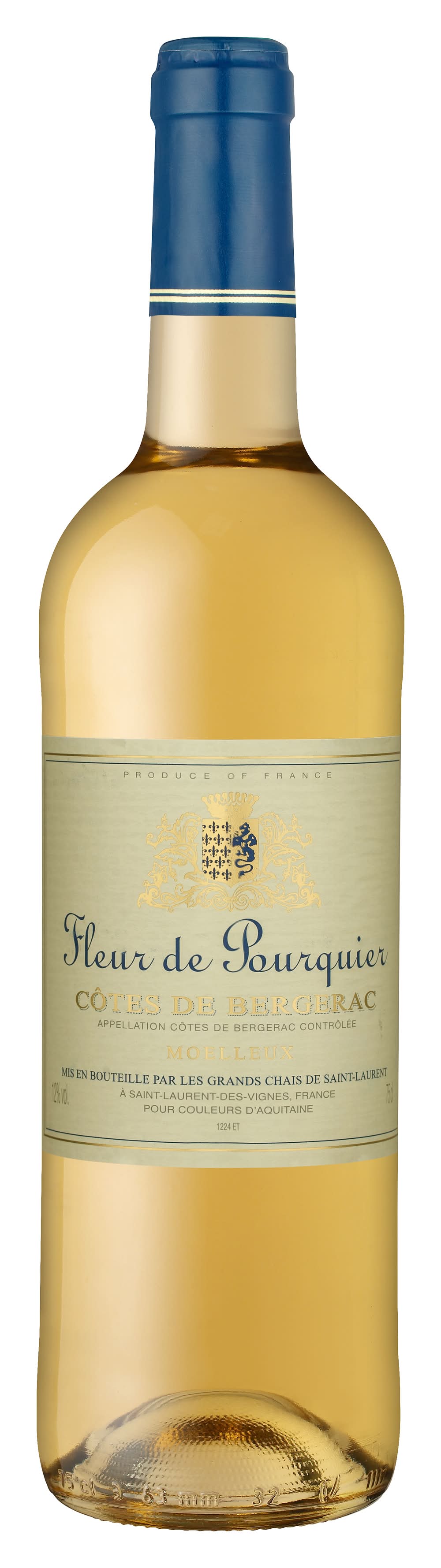 Fleur de Pourquier - Vin blanc côtés de bergerac moelleux (750ml)