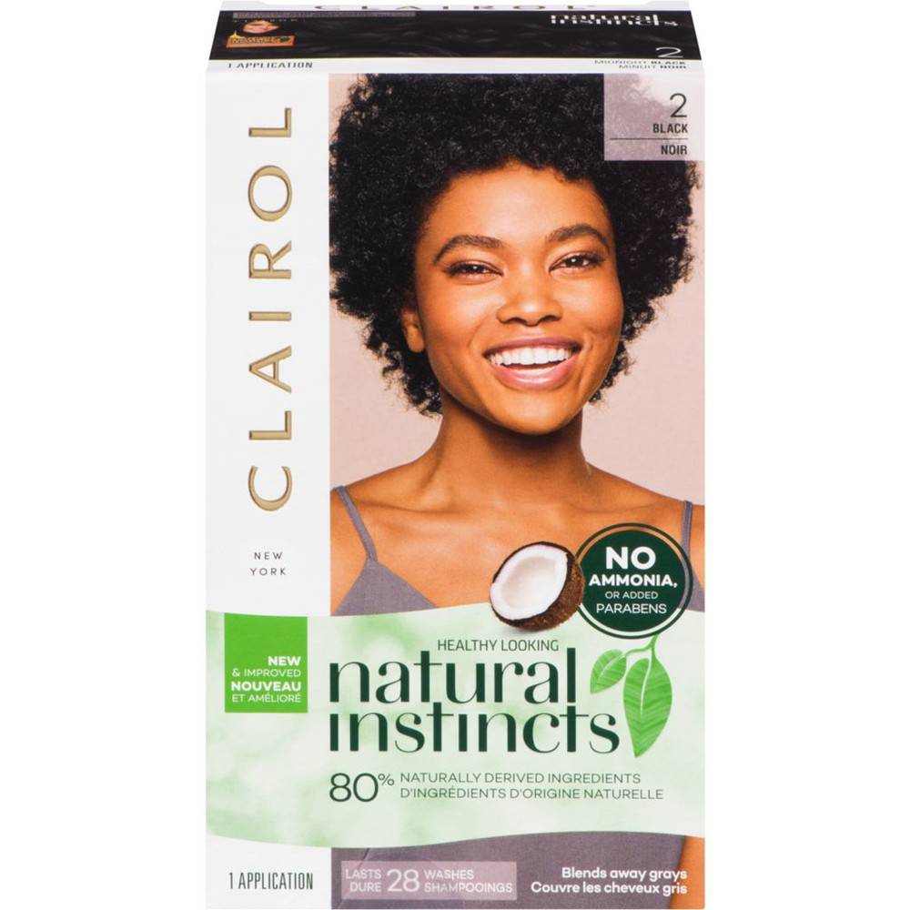 Clairol Natural Instincts 2, Black Midnight (1 ea)