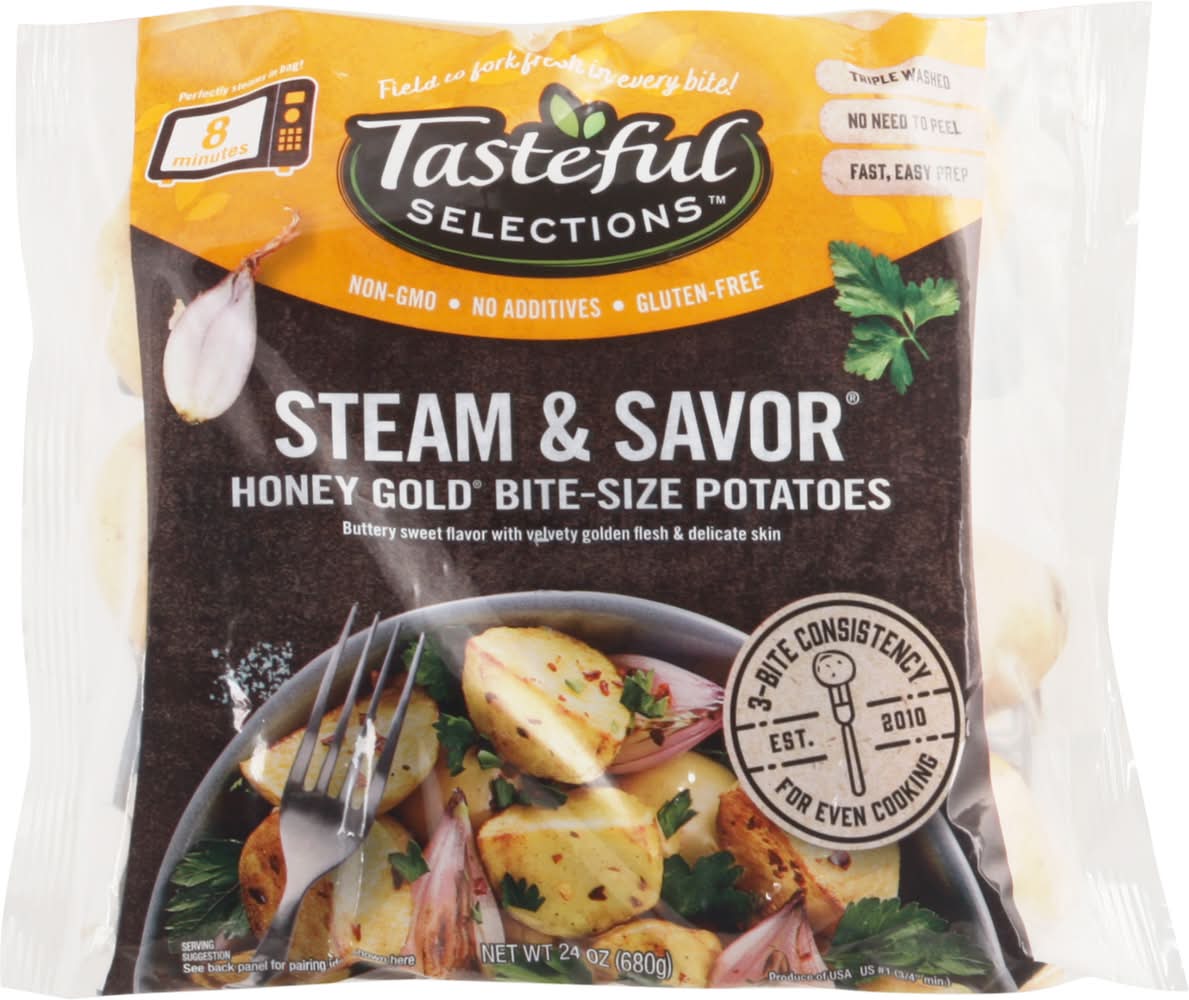 Tasteful Selections Steam & Savor Honey Gold Bite-Size Honey Gold Potatoes (24 oz)