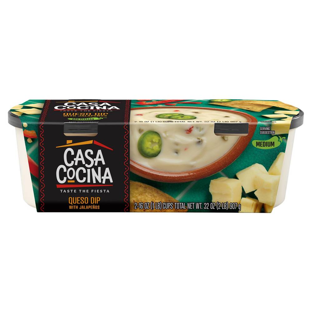 Casa Cucina Queso Cheese Dip, 16 oz, 2-count