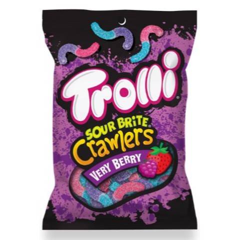 Trolli Sour Brite Crawlers Very Berry 5oz