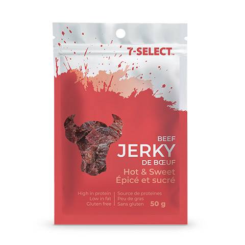 7-Select Hot & Sweet Beef Jerky 50g