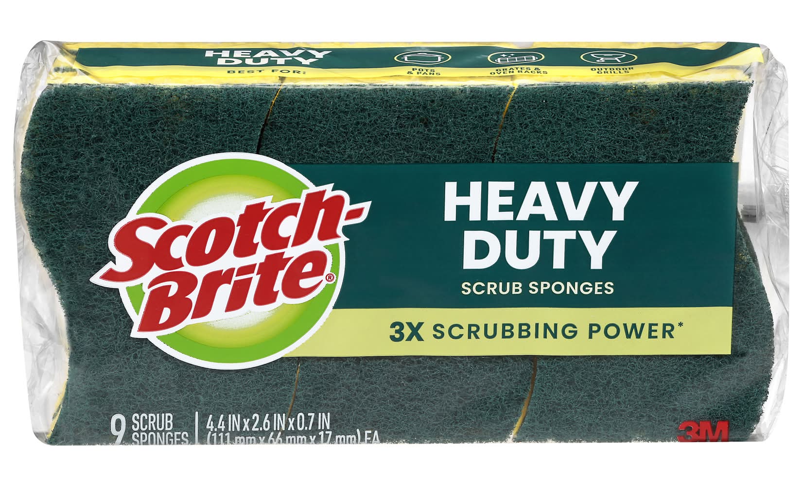 Scotch-Brite Heavy Duty Scrub Sponges (6.1 oz)