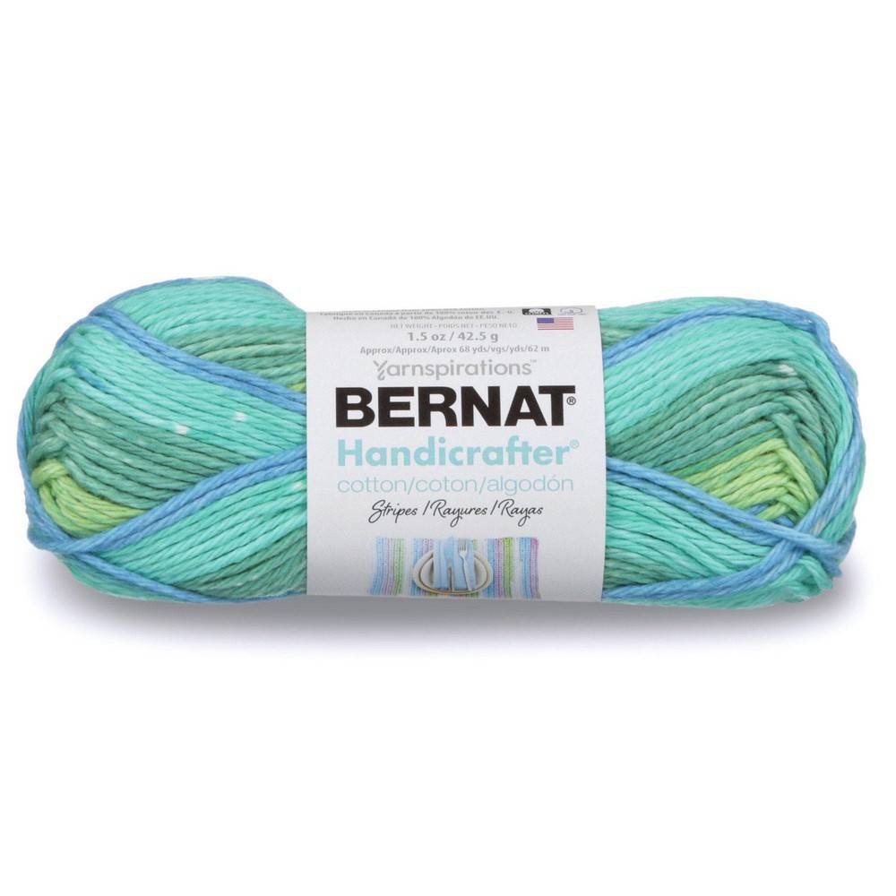 Yarnspirations Bernat Handicrafter Cotton Country Stripes Yarn Delivery