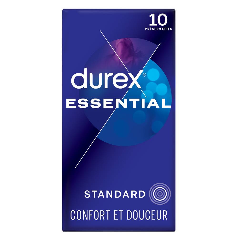 Durex - Préservatifs essential (10 pièces)