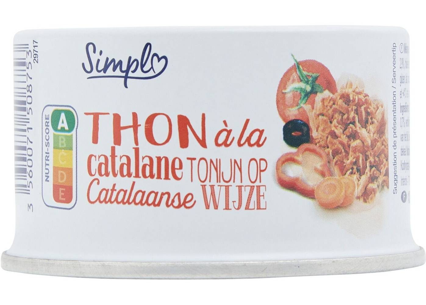 Simpl - Thon à la catalane (135g)