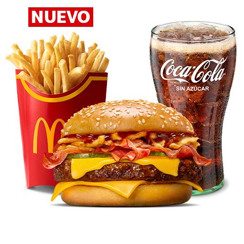 McCombo grande Cuarto de Libra Western BBQ