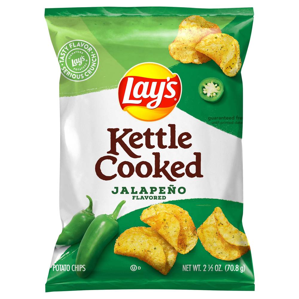 Lay's Kettle Cooked Potato Chips, Jalapeño (2.5 oz)