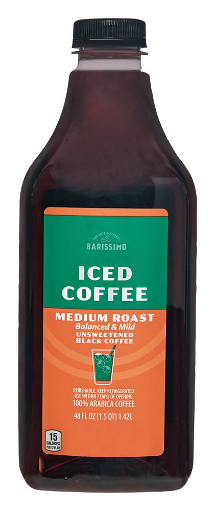 Barissimo 100% Arabica Unsweetened Medium Roast Iced Coffee (48 fl oz)