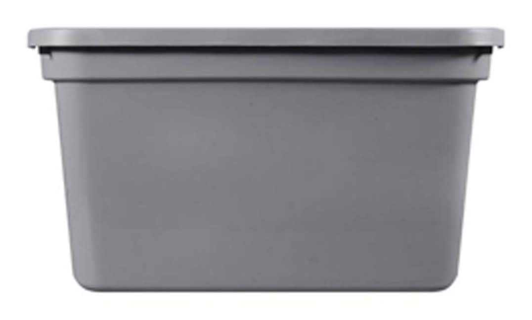 Edge Storage Tote Box 5 Gal, Grey