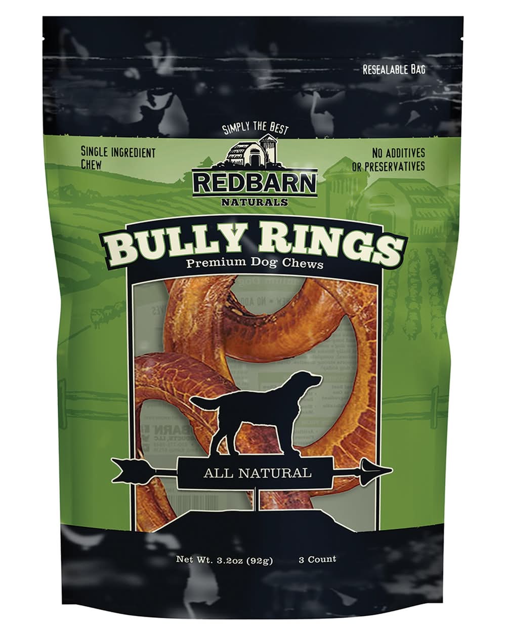 Redbarn Naturals Bully Rings Dog Treat
