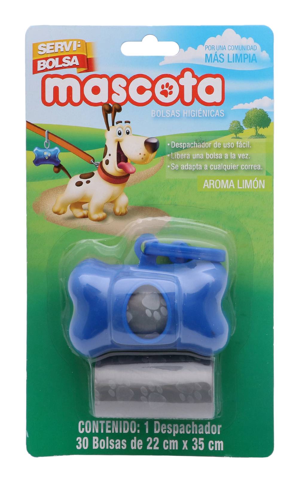 Servi Bolsa · Bolsas higiénicas para mascota aroma limón, limón, 22x35 cm (30 un)