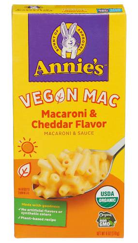 Annie's Homegrown Organic Cheddar Vegan Mac