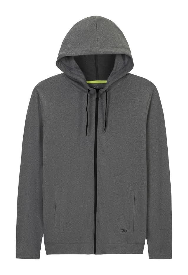 Pro Player Men   s Zip Up Hoodie   Grey
