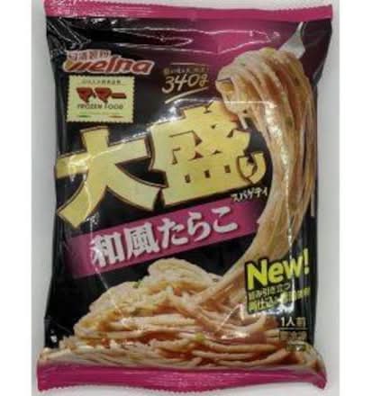 日清フーズ大盛りスパゲティ和風たらこ 340g〝4902110280364