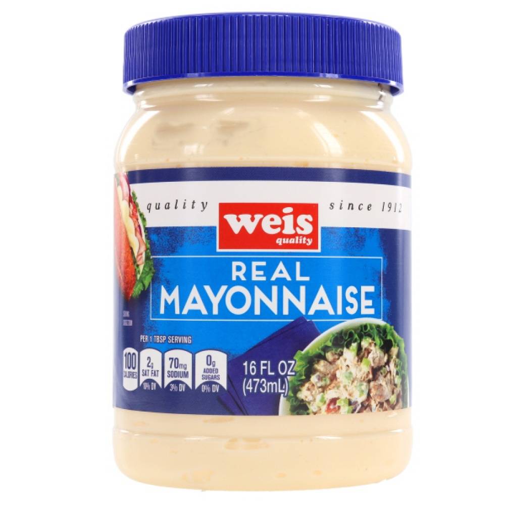 Weis Mayo Real Mayonnaise (16 fl oz)