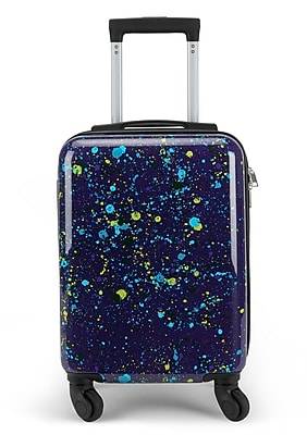 Bioworld 18 Hardside Paint Splatter Suitcase, 4-Wheeled Spinner, Multicolor (LRY5LB1VIGSB00)