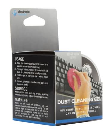 Dust Cleaning Gel For Computers, Electronics, Car interiors 3.5oz Pink