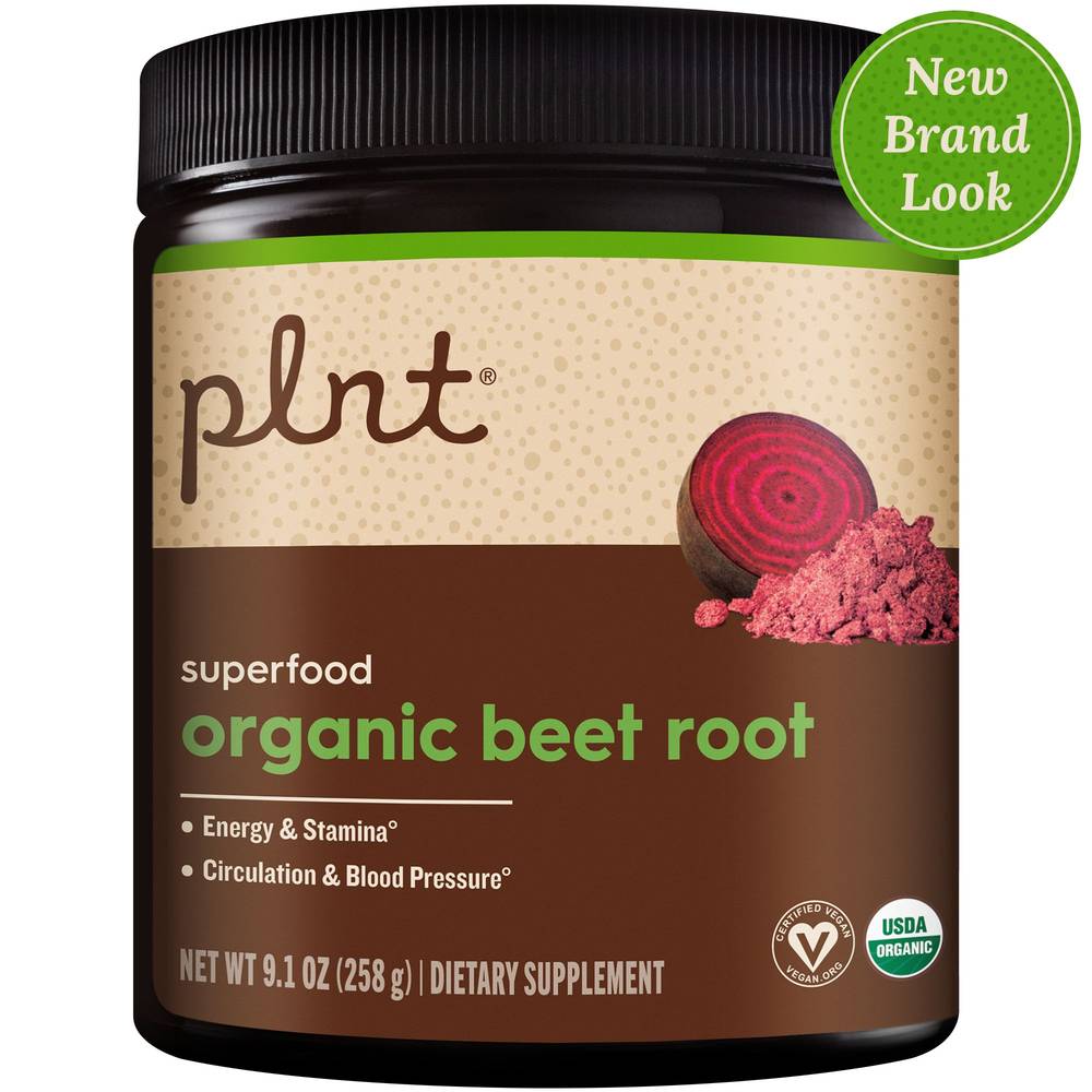 Organic Beet Root Powder – Superfood - Natural Energy & Healthy Blood Pressure Support (9.1 Oz. / 60 Servings)