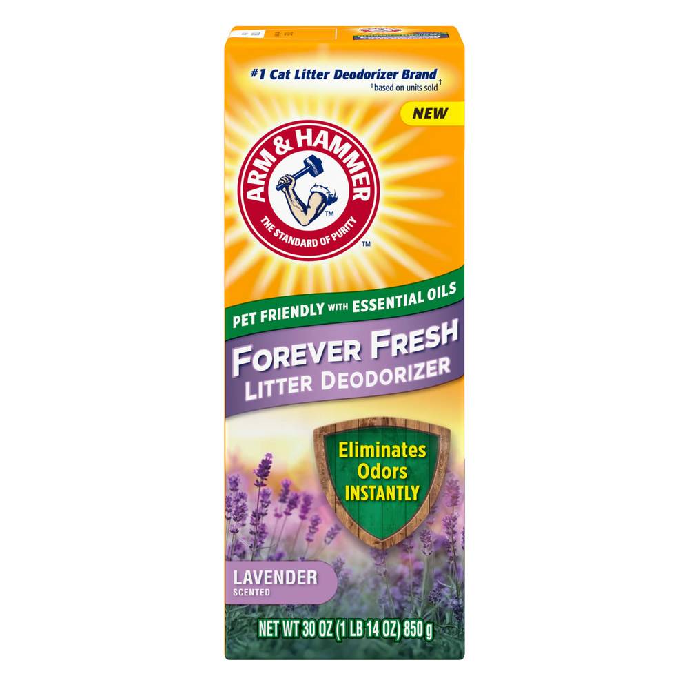 Arm & Hammer Cat Litter Deodorizer, Lavender (30 oz)