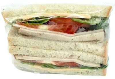 Roasted Turkey & Cheddar Sandwich - Each