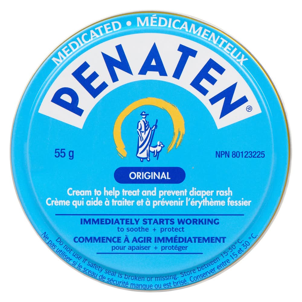 Penaten Original Medicated Diaper Rash Cream For Babies (55 g)