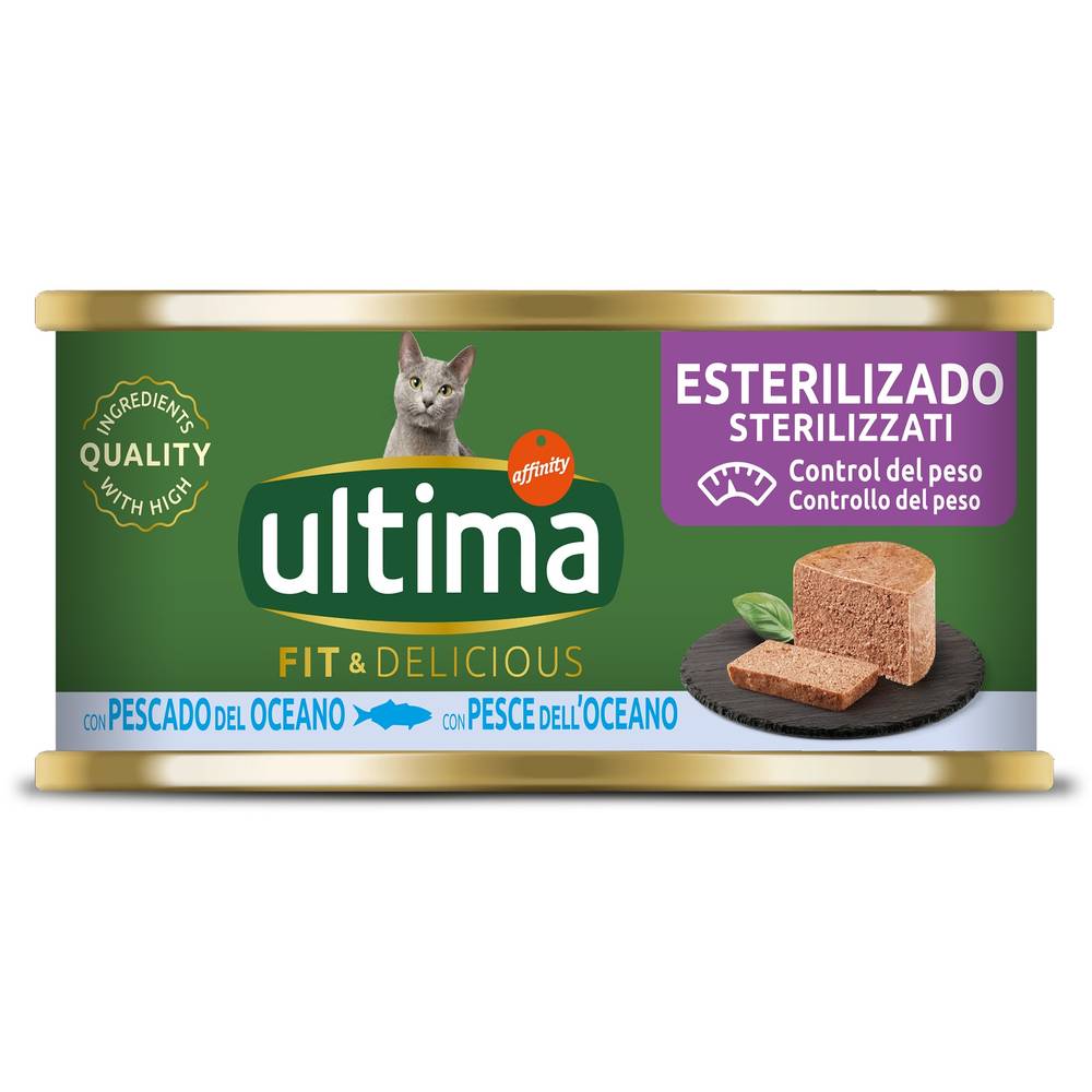 Alimento Para Gatos Con Pescado Ultima Lata 85 G