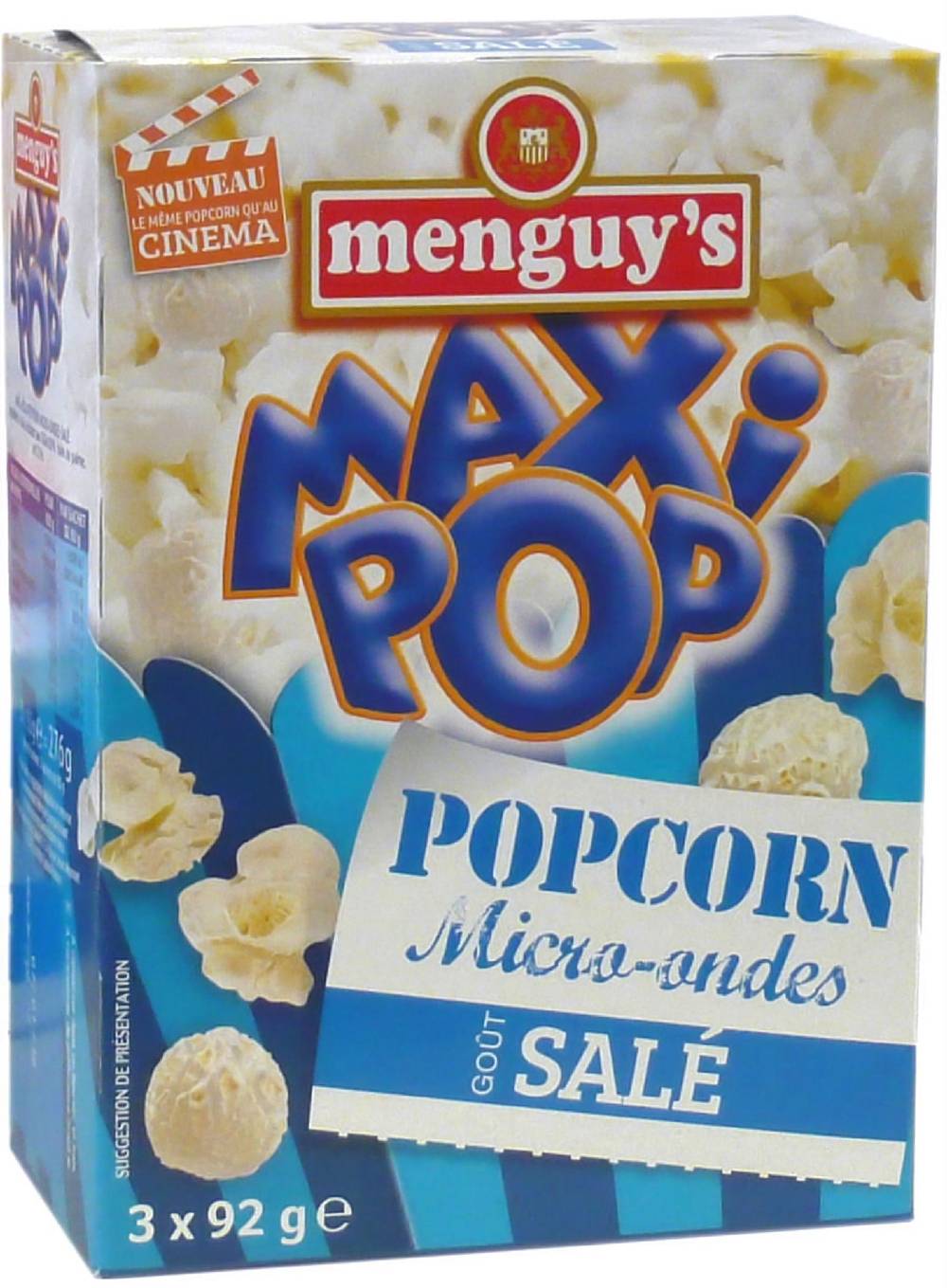 Menguy's - Popcorn, salé (3)