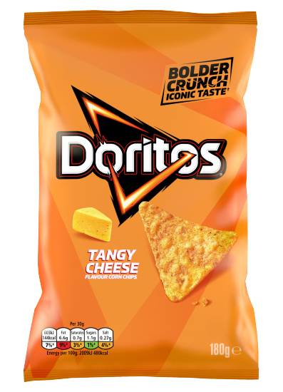Doritos Tangy Cheese, Corn Chips (180g)