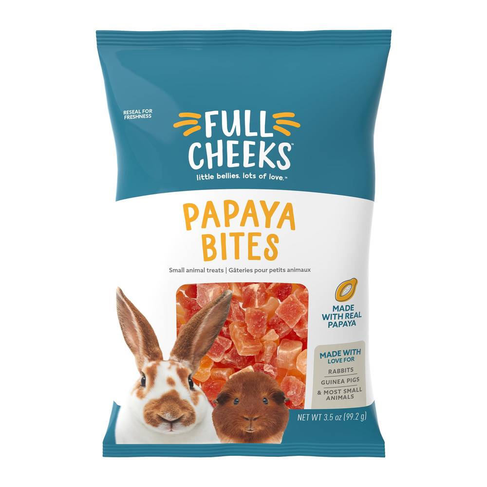 Full Cheeks Small Pet Papaya Bites (3.5 oz)