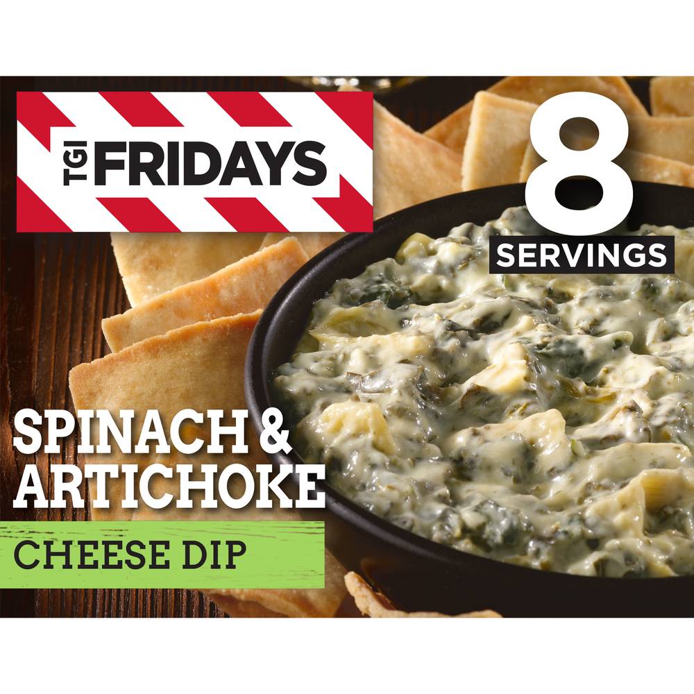 TGI Friday's Frozen Spinach & Artichoke Cheese Dip (8 oz)