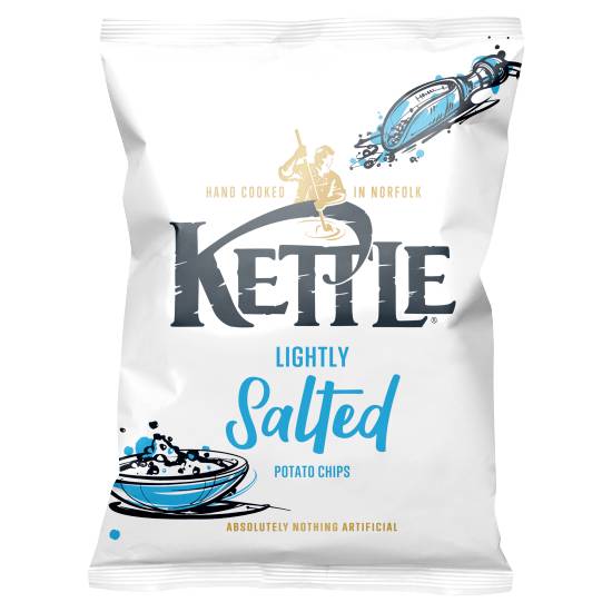 Kettle Lightly Salted Potato Chips (130g)