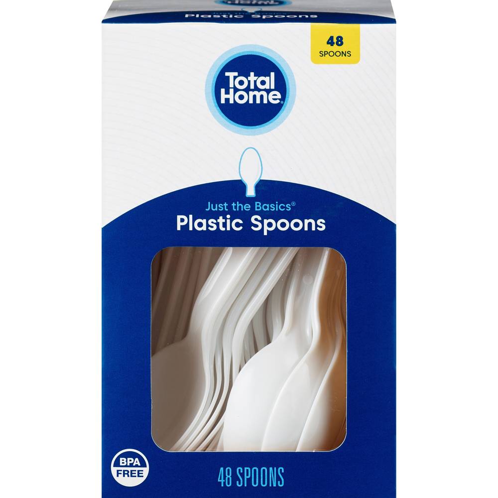 Total Home Spoons, 48 Ct