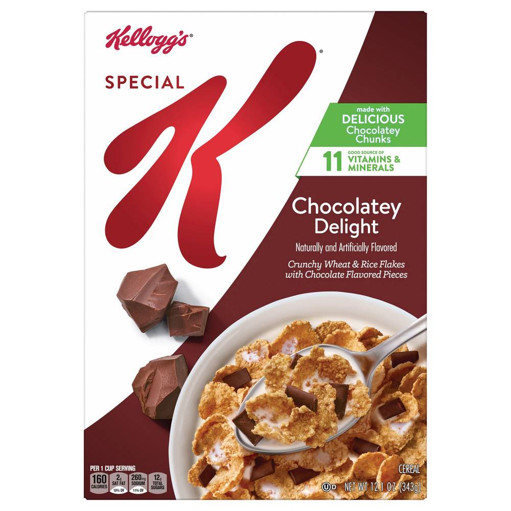 Kellogg's Special K Breakfast Cereal, Chocolatey Delight (12.1 oz)