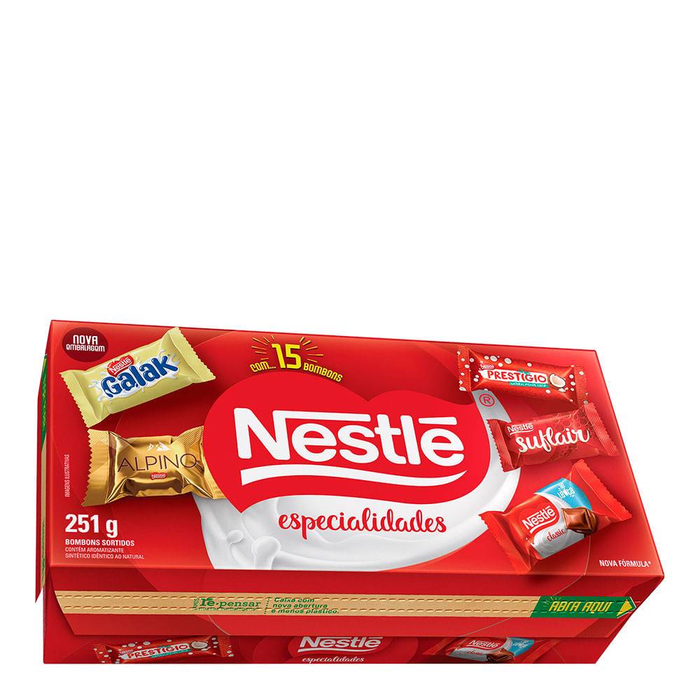 Nestlé · Caixa de bombom especialidades (251 g)