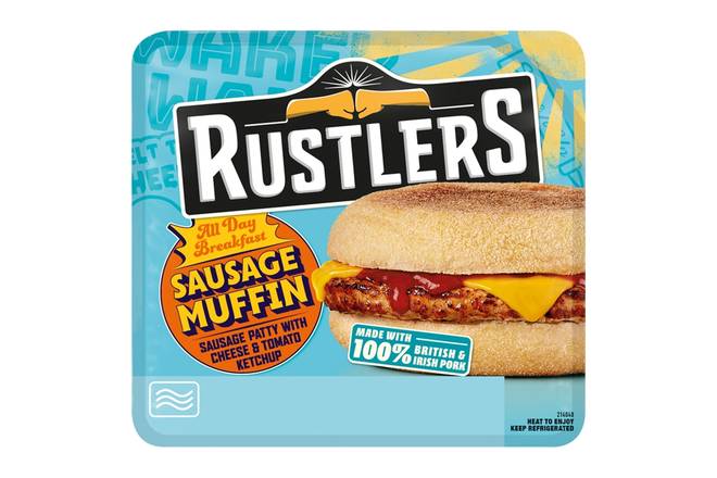 Rustlers All Day Breakfast Sausage Muffin 155g