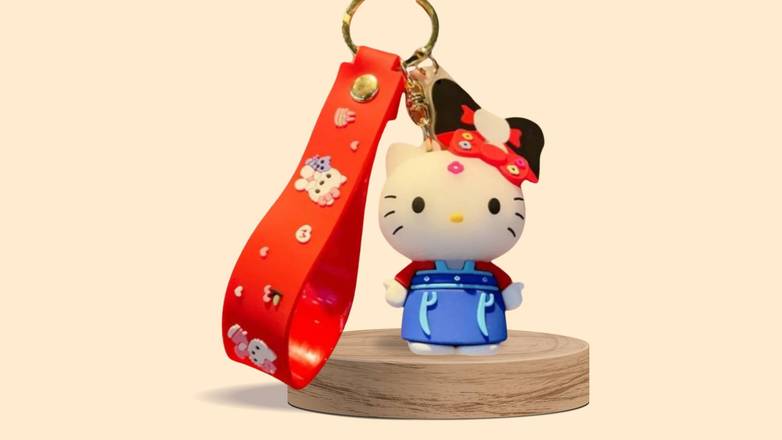 Sanrio Hello Kitty-Red-Blue Keychain