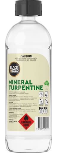 Black Gold Mineral Turpentine (1L)