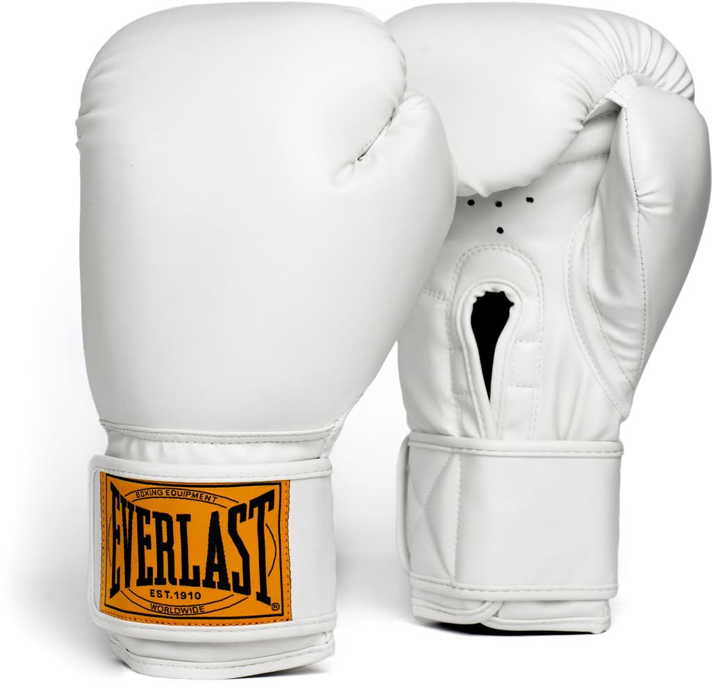 Everlast 1910 Classic Boxing Gloves (White, 12 oz.)