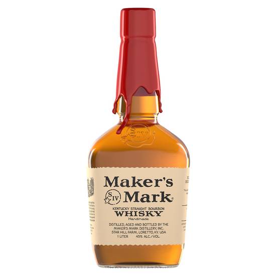Maker's Mark Handmade Kentucky Straight Bourbon Whisky (1 L)