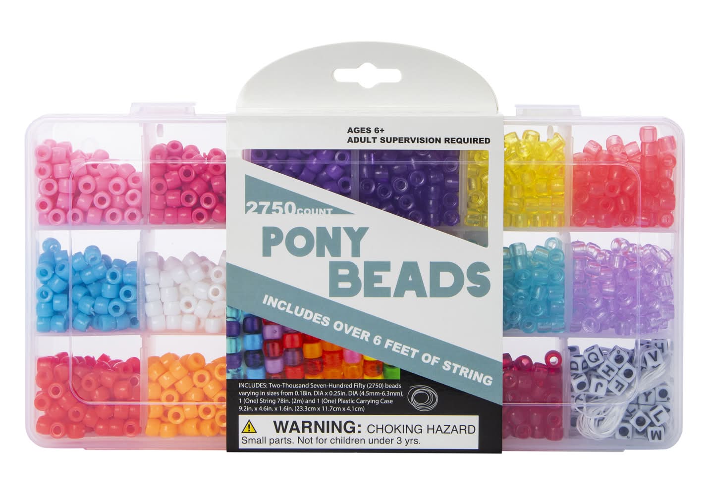 Pony Beads Set 2750-Count