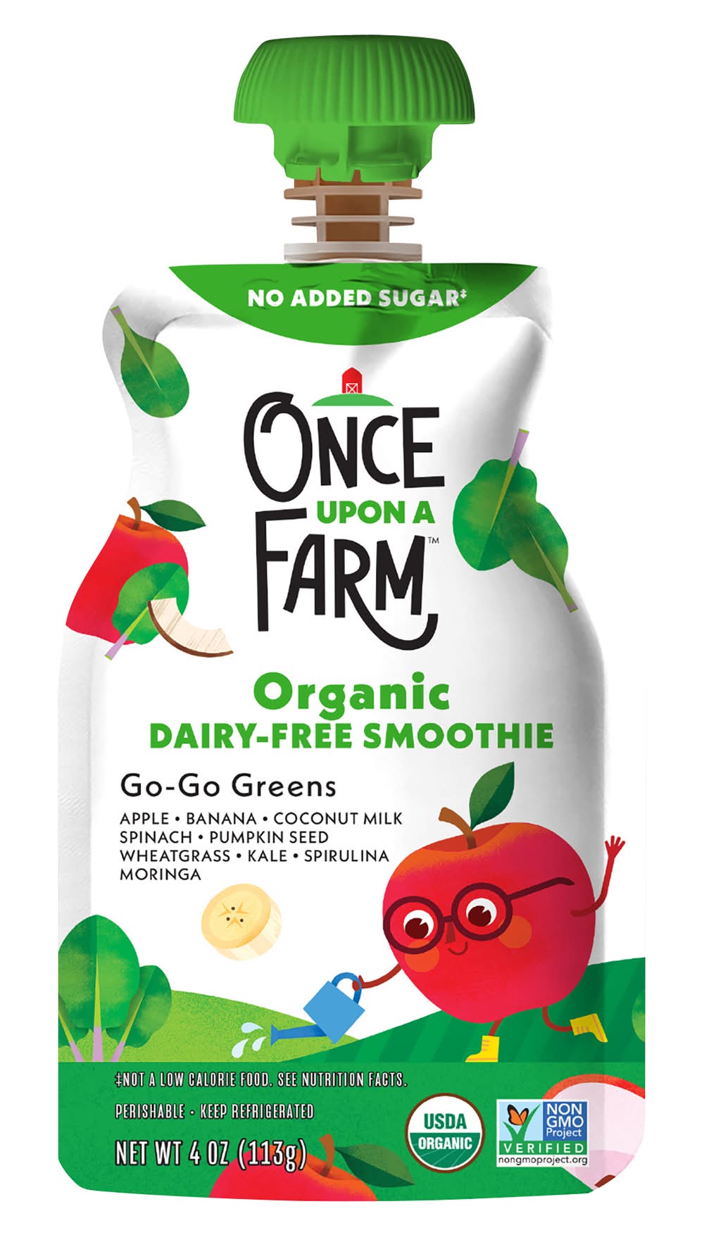 Once Upon A Farm Original Df Smoothie Go-Go Greens
