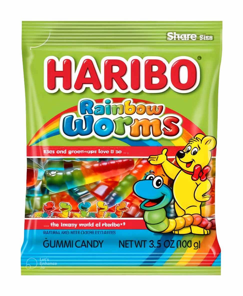 Rainbow Worms Peg Bag 3.5oz.