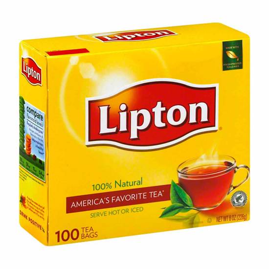 Lipton té negro black tea